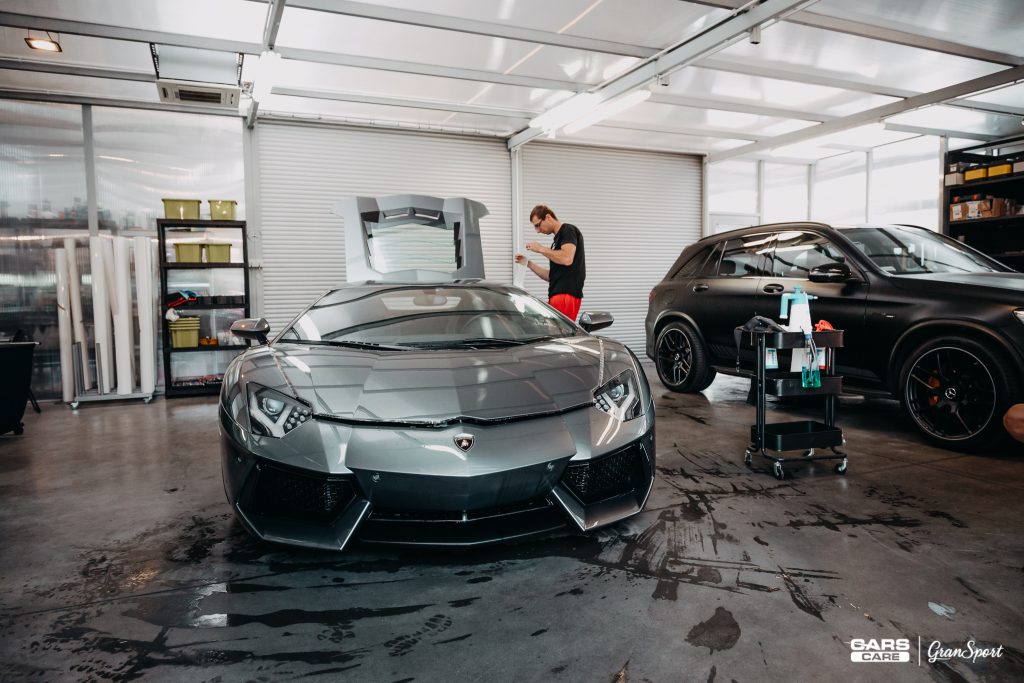 Lamborghini Aventador - detailingowe mycie auta - carscare.pl
