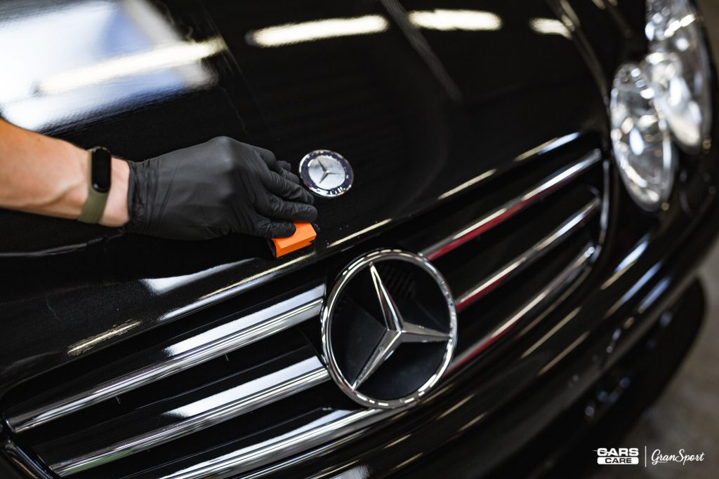 Mercedes CLK DTM AMG - Zabezpieczenie auta bezbarwną folią ochronną - carscare.pl