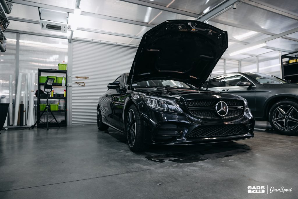 Mercedes-AMG C 43 - Zabezpieczenie auta bezbarwną folią ochronną - carscare.pl