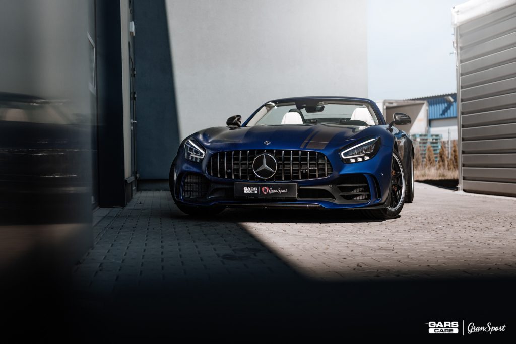 Mercedes-AMG GT R Roadster - Zabezpieczenie auta bezbarwną folią ochronną - carscare.pl