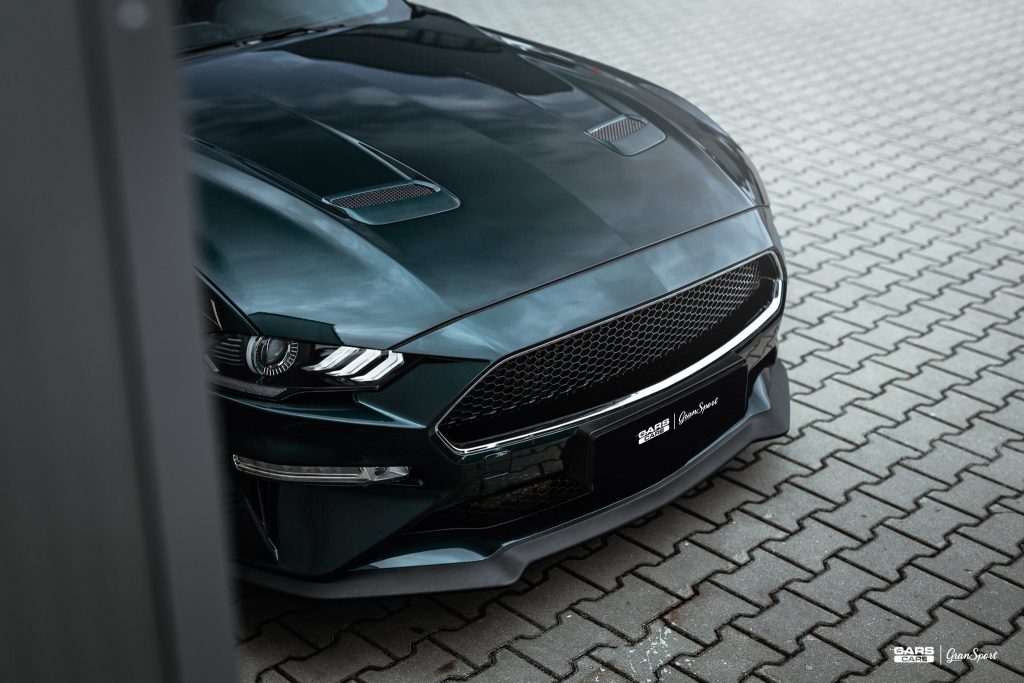 Ford Mustang Bullitt - Zabezpieczenie auta bezbarwną folią ochronną - carscare.pl