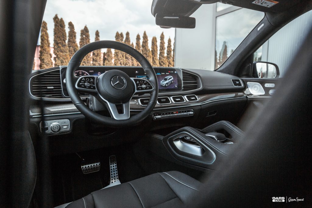 Mercedes-Benz GLS - Zabezpieczenie auta bezbarwną folią ochronną - carscare.pl