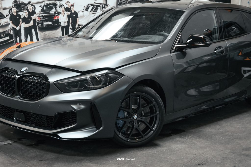 BMW M135i - Zabezpieczenie auta bezbarwną folią ochronną - carscare.pl