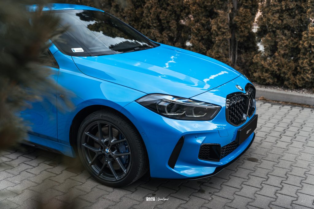 BMW M135i - Zabezpieczenie auta bezbarwną folią ochronną - carscare.pl