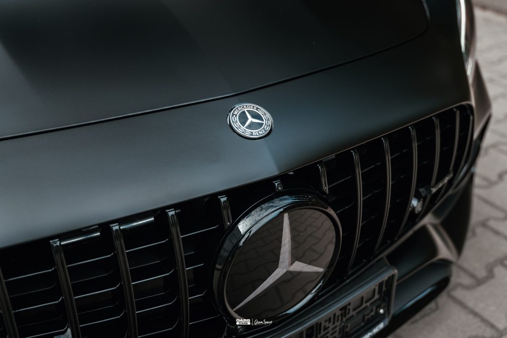 Mercedes-AMG GT Roadster - Zabezpieczenie auta bezbarwną folią ochronną - carscare.pl