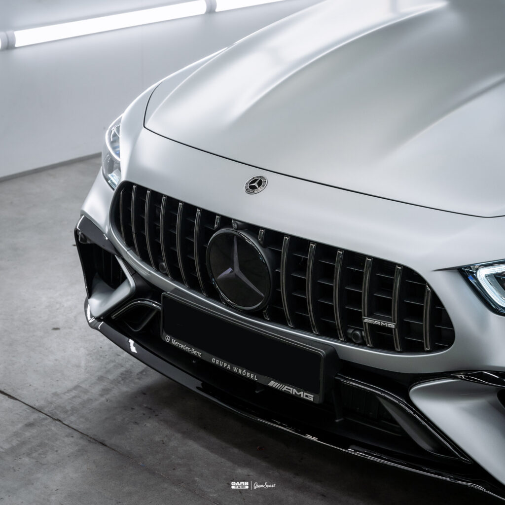 Mercedes-AMG GT 63 S - Zabezpieczenie auta bezbarwną folią ochronną - carscare.pl